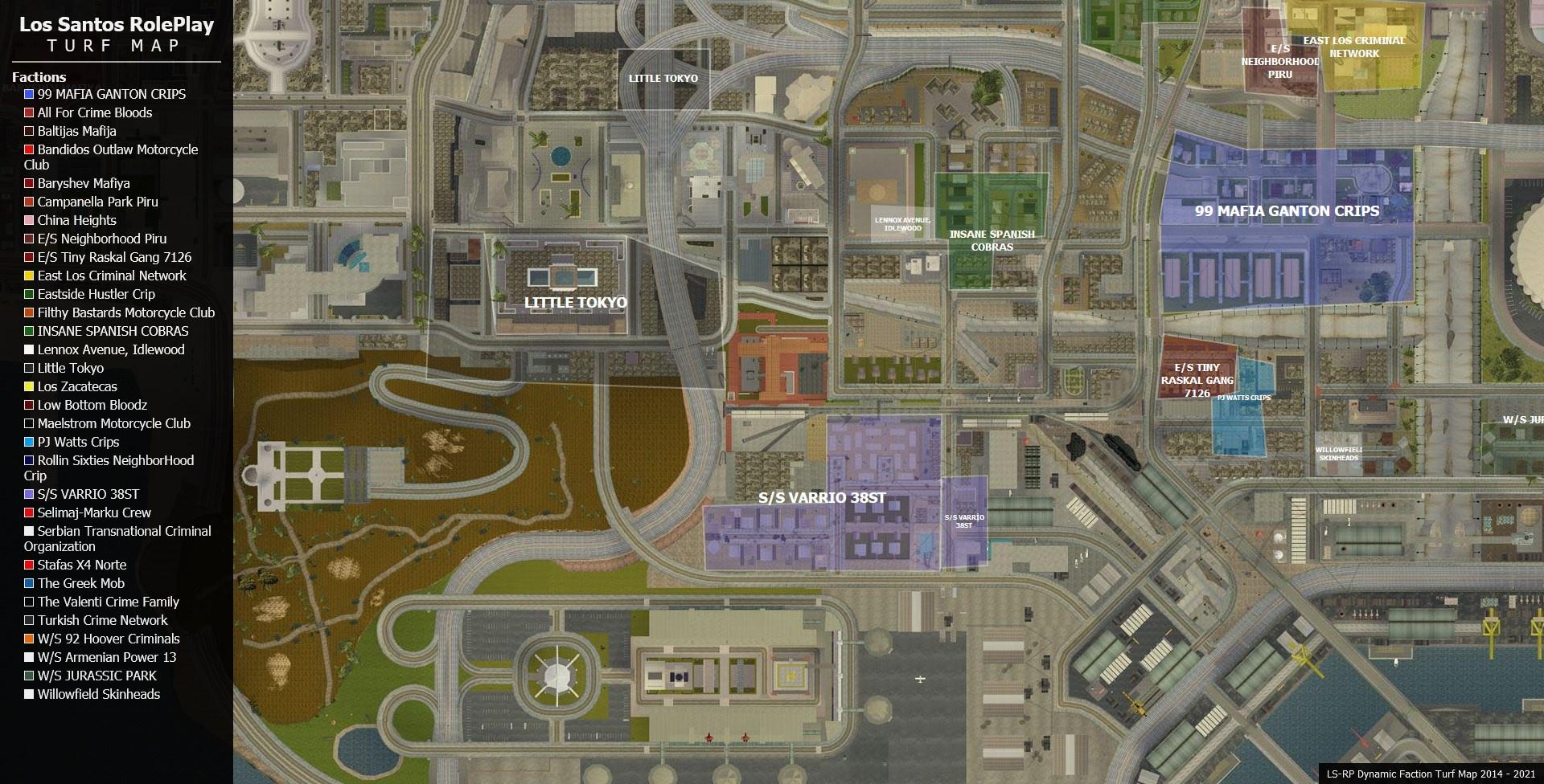 Gta Rp Gang Turf Map - vrogue.co