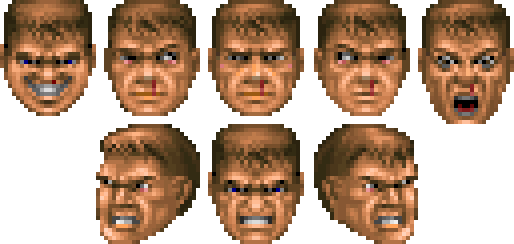 Doomguy Sprite Face