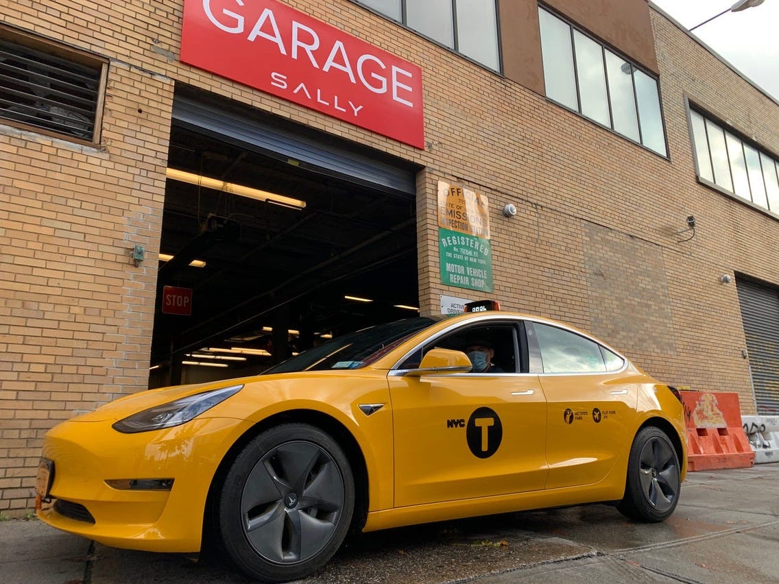 First Tesla Model 3 Yellow Cab In Nyc Hits The Streets