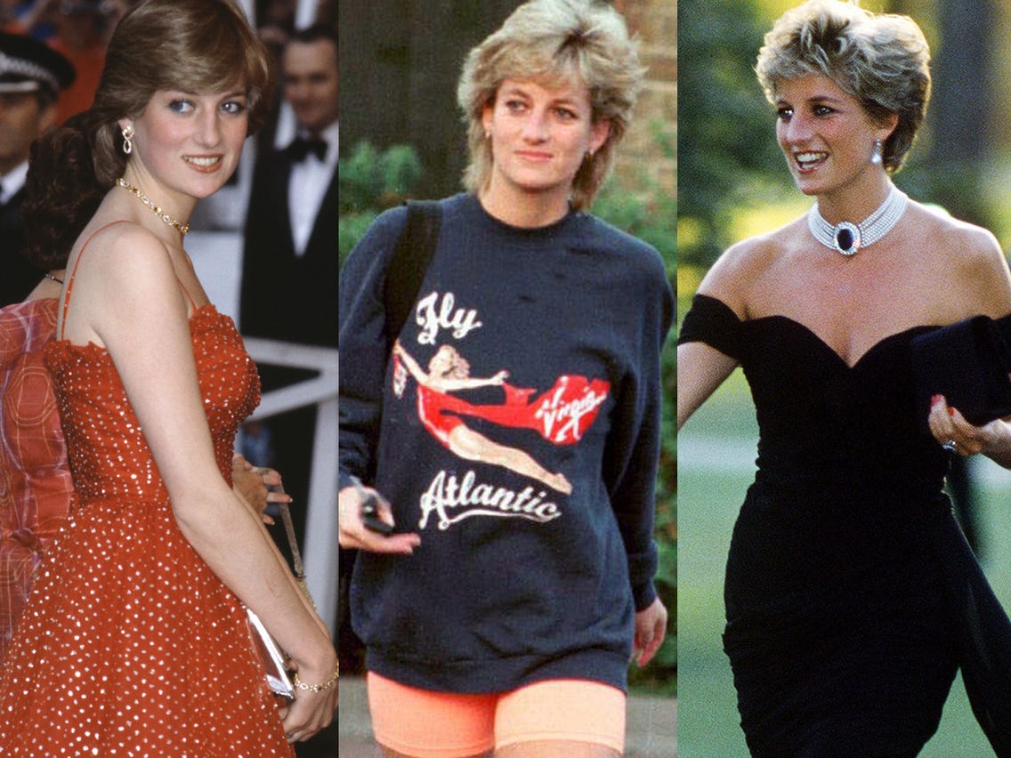 The Story Of Princess Diana's Revenge Dress The Crown Features Diana's ...