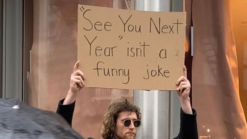 SEE YOU NEXT YEAR ISN'T A FUNNY JOKE