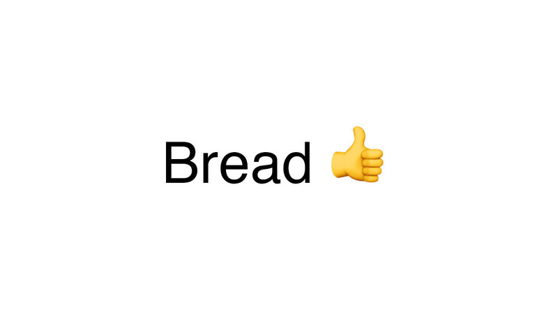 Bread 👍 / Bread Thumbs Up reddit meme and spam comment example.