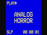 Analog Horror example stylized as a VHS tape recording.