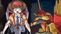 Two fan art related to the McDonald’s x Evangelion Collaboration. 