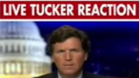 Tucker Carlson's Picture-in-Picture During Presidential Speech Inspires 'Live X Reaction' Meme Series