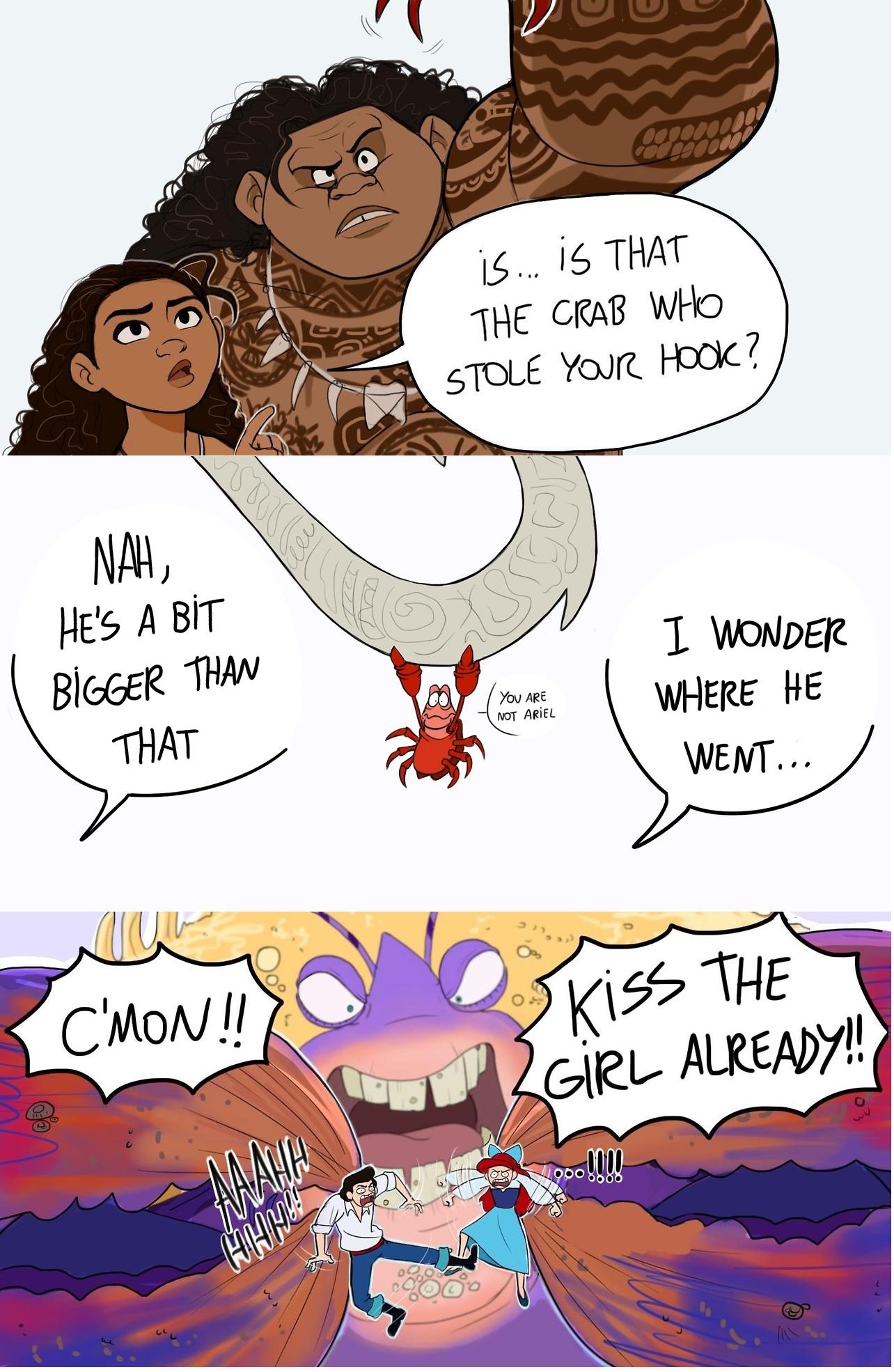 Wrong Crab Moana Know Your Meme