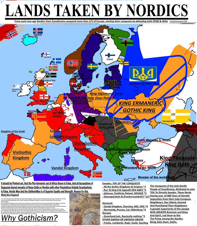 LANDS TAKEN BY NORDICS | Nordicism | Know Your Meme