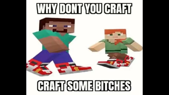 WHY DONT YOU CRAFT CRAFT SOME BITCHES