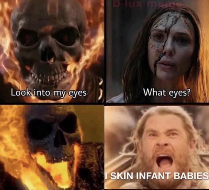 Look into my eyes D-lux meine What eyes? SKIN INFANT BABIES