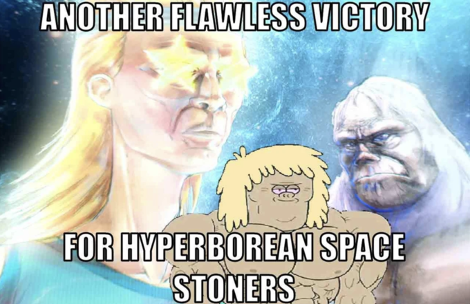 ANOTHER FLAWLESS VICTORY ill سد FOR HYPERBOREAN SPACE STONERS