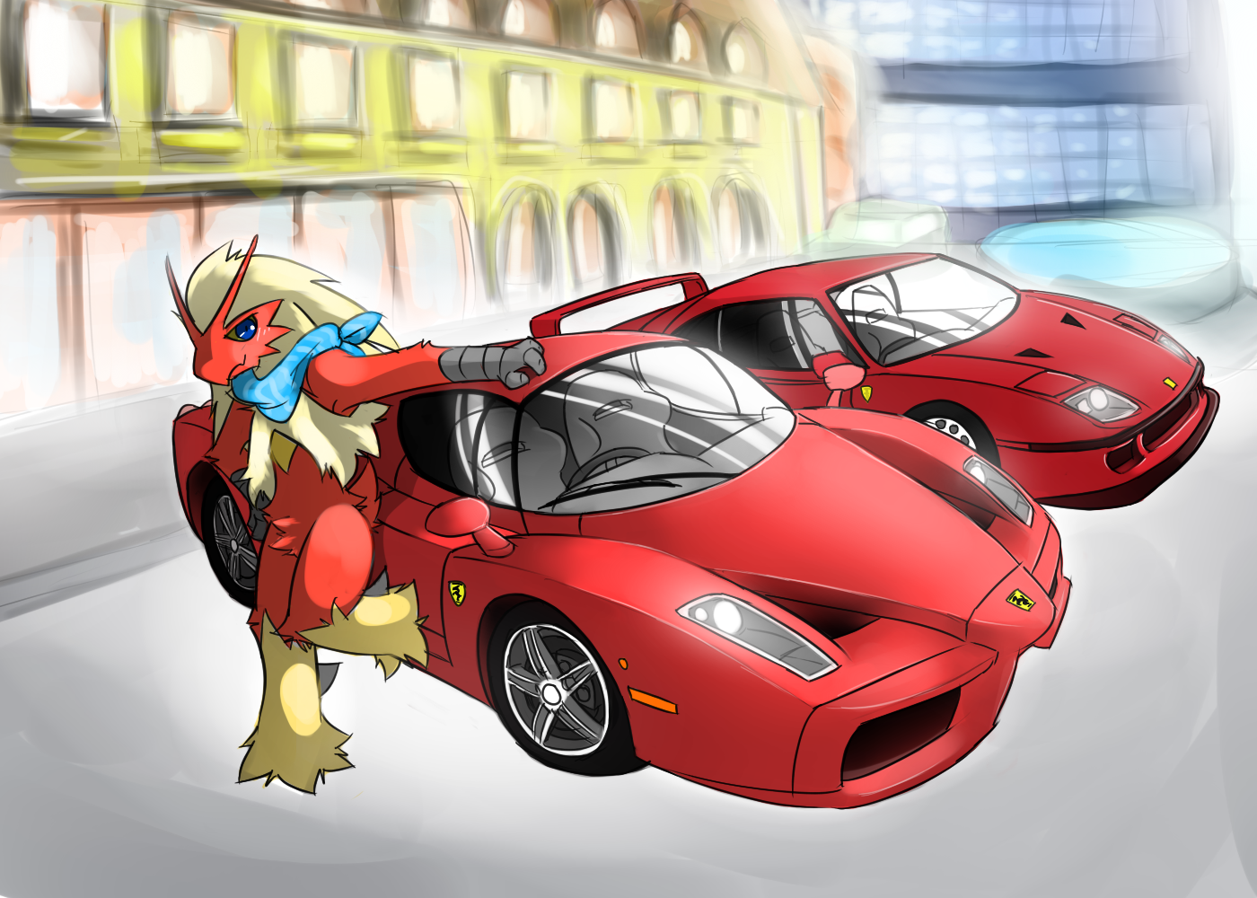 Sceptile Blaziken And Swampert Car