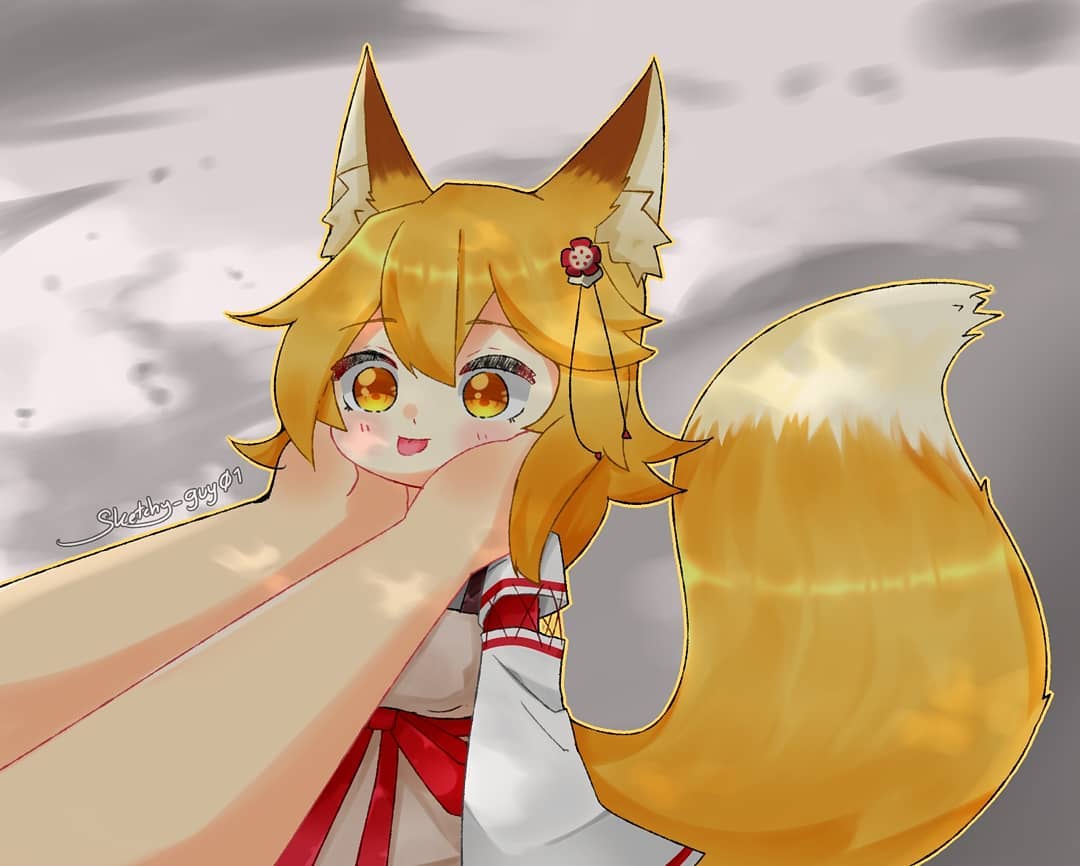 Mlem~ by sketchy_guy01 | The Helpful Fox Senko-san | Know Your Meme