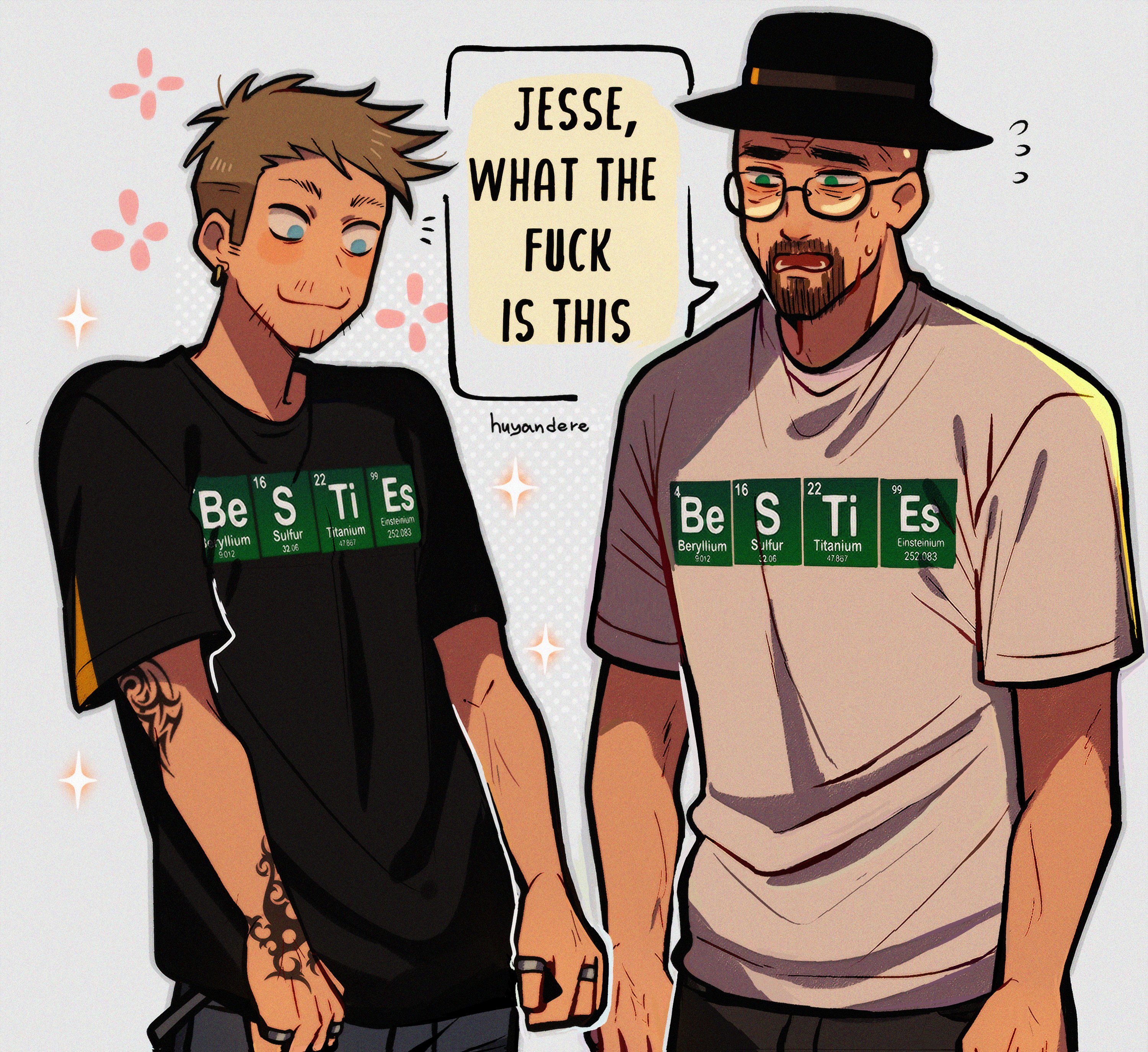 Jesse Pinkman And Walter White Fan Art