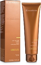 SPF 30+  حليب الجسم الواقي من الشمس Academie Bronzecran Body Sunscreen Milk High Protection