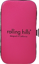 Manicure Set, 8 tools, pink Rolling Hills Manicure Set