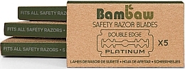 Razor Blades, 5 pcs Bambaw Safety Razor Blades