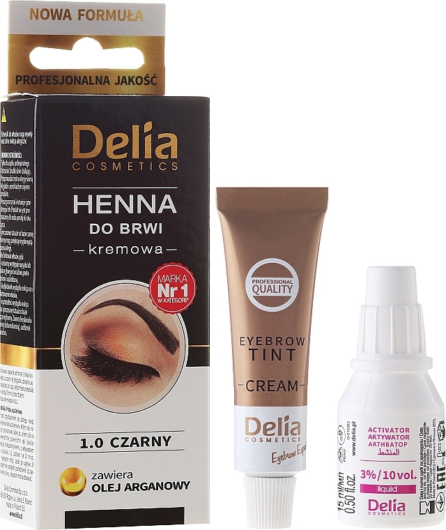 Brow Cream-Dye - Delia Cosmetics Cream Eyebrow Dye