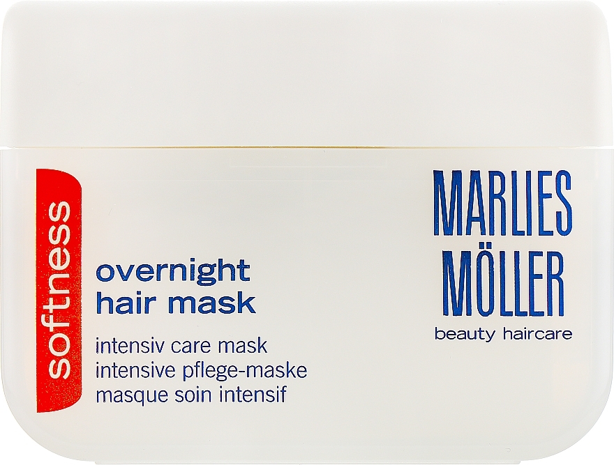 Intensive Smoothing Night Hair Mask - Marlies Moller Softness Overnight Hair Mask