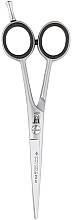 Straight Hairdressing Scissors 81355, 13.97 cm White Rose Line 5.5"