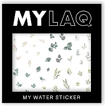 ملصقات الأظافر "ورقتي الخضراء" MylaQ My Water Sticker My Green Leaf	