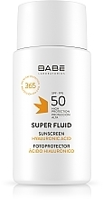 Super Fluid Sunscreen SPF 50 Babe Laboratorios