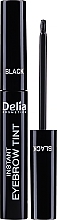 Delia Cosmetics Cream Eyebrow Expert Instant Eyebrow Tint Express Brow Color with Argan Oil