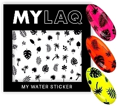 ملصقات الأظافر "نباتات الصيف" MylaQ My Summer Plants Water Sticker	