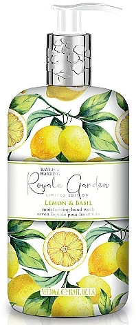 Hand Liquid Soap "Lemon and Basil" - Baylis & Harding 