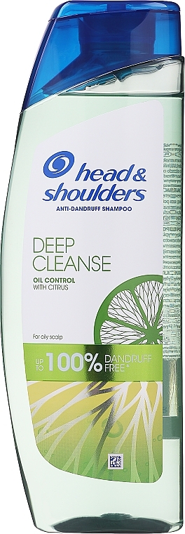 Anti-Dandruff Shampoo "Deep Cleansing. Oiliness Control" - Head & Shoulders Deep Cleanse Oil Control Shampoo