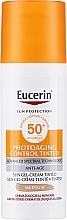 كريم الأساس جل واقي من الشمس للوجه	 Eucerin Photoaging Control Tinted Sun Gel-Cream SPF50+ Medium