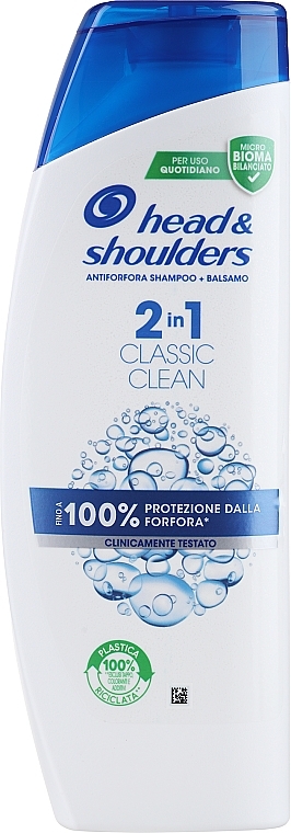 2-in-1 Anti-Dandruff Shampoo "Base Care" - Head & Shoulders Classic Clean