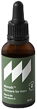 Beard Oil with Vitamin E Monolit Skincare For Men Beard Oil With Vitamin E