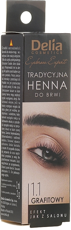 Traditional Brow Henna - Delia Hanna Traditional