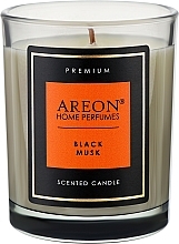  شمعة معطرة Areon Home Perfumes Premium Black Musk Scented Candle	