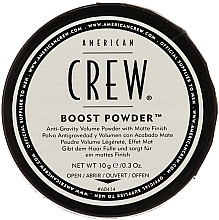 مسحوق حجم مضاد للجاذبية مع تأثير غير لامع American Crew Boost Powder