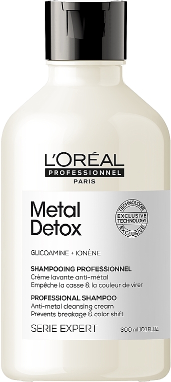 Professional Anti-Deposit Protector Shampoo - L'Oreal Professionnel Metal Detox Anti-metal Cleansing Cream Shampoo