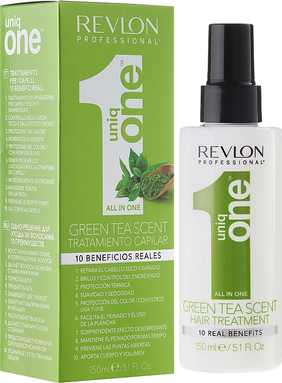 Hair Mask Spray - Revlon Professional Uniq One Green Tea Scent Hair Treatment