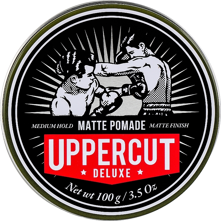 دهن غير لامع للشعر المتوسط - Uppercut Deluxe Barbers Collection Matt Pomade