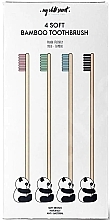 Toothbrush Set My White Secret 4 Soft Bamboo Toothbrush