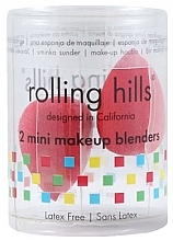 Makeup Blender, red, 2 pcs Rolling Hills 2 Mini Makeup Blenders