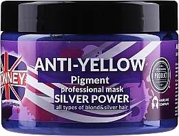 Hair Mask Ronney Professional Anti-Yellow Pigment Silver Power Mask