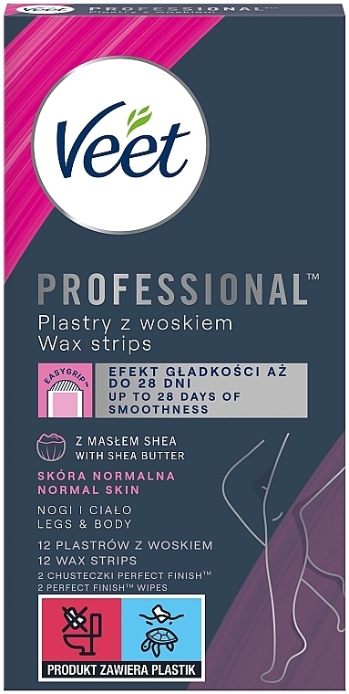 Face Wax Strips for Normal Skin - Veet Wax Strips Normal Skin 