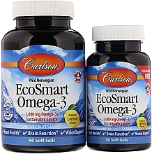 Set "Omega-3" Carlson Labs EcoSmart Omega-3 (gel/90 + gel/30ml)