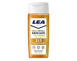  جل استحمام مركب 3 في 1 للترميم Lea Men Total Skin Care Energizing Revitalizing Shower Gel&Shampoo