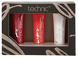 مجموعة Technic Cosmetics Super Gloss Trio Lip Balm Set