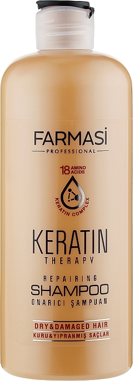 Keratin Shampoo - Farmasi Keratin Therapy Repairing Shampoo