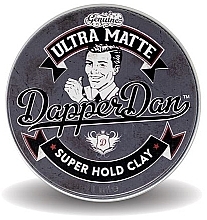 طين لتصفيف الشعر غير لامع Dapper Dan Ultra Matte Super Hold Clay