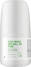 Roll-On Deodorant-Antiperspirant Farmasi Stay Fresh Deo Roll-on Pure