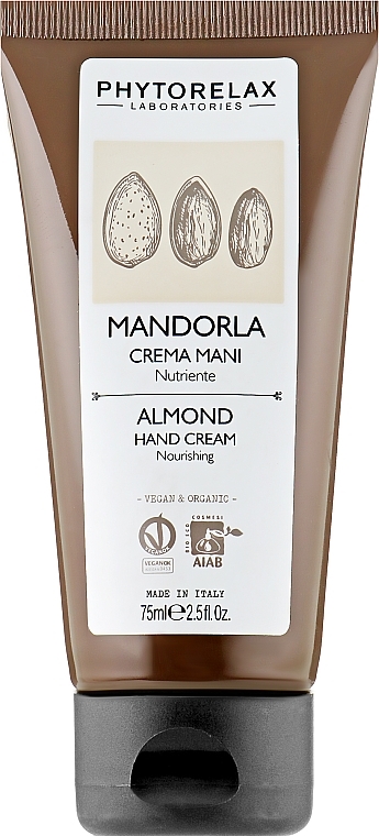 Moisturizing Hand & Nail Cream - Phytorelax Laboratories Almond Hand Cream