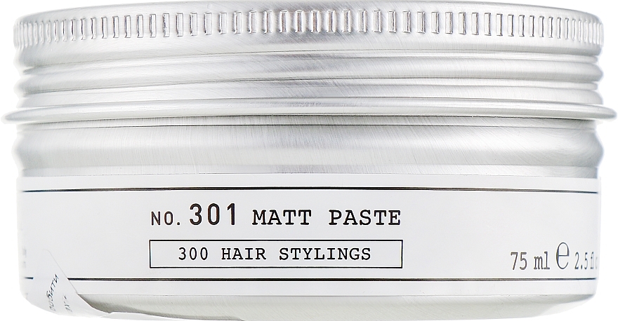 Matte Strong Hold Hair Paste - Depot Hair Styling 301 Matt Past